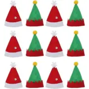 Amosfun Mini Christmas Santa Elf Hats New 108 pc For Crafting