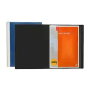 Marbig Clearview Non Refillable Display Book 50 Pockets Black
