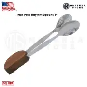 Stainless Steel Rhythm Spoon 9" | Irish Folk Hand Percussion Instrument