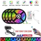 RGB LED Strip Lights 5/10/15/20/25/30M Bluetooth 40Key Music Controller AU