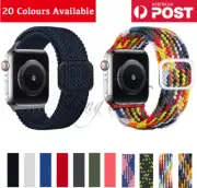 For Apple Watch Adjustable Braided Solo Loop Band iWatch Ultra 10-1 SE 38-49MM