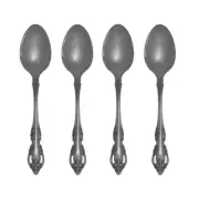 Oneida Brahms 18/8 Stainless Steel Teaspoon (Set of Four)