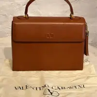 在飛比找PopChill優惠-[二手] Valentino Vintage 焦糖色手提包