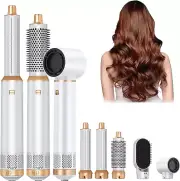 5 in 1 Blow Dryer Brush Set, Upgrade Hair Dryer Brush Air Curler Set, Detacha...