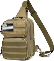 [Wotony] Tactical Crossbody Bag for Men - Durable Sling Bag with Cross Body Design - Carry of Handgun