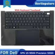 For Dell XPS 15 9500 Precision 5550 Upper Case Palmrest Cover Keyboard Touchpad