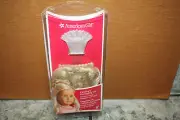AMERICAN GIRL CAROLINE HAIRSTYLING SET HTF CLAM SHELL COMB AND HAIRPIECE - RARE!