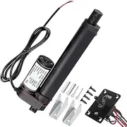 URANT 12V 8 Inch Linear Actuator, 5Mm/S Speed, Waterproof Sport Actuator, 3000N (660Lb), Heavy Duty Electric Actuator, 12 Volt with Switch, Mount Bracket