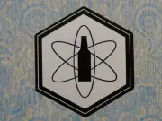 Beer Collectible STICKER ~ MANHATTAN PROJECT Brewing ~ Dallas, TEXAS ~ Nuclear!