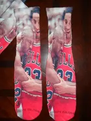 Custom Jordan Flu Game Dry Fit socks gamma laney oreo III IV V