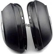 ZUXIM Dynamic Mirror Indicator Blinker Side Mirror Turn Signal Light Sequential Light, for VW, for Scirocco, for MK3, for Passat B7 CC, for EOS, for Beetle Directional Lights (Size : Smoked black