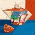 Trivet - Teapot and Orange