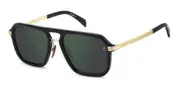 David Beckham DB 7136/S 2M2/MT Men's Sunglasses Black Size 56