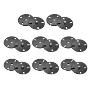 8 Sets Sewing Snap Buttons, Press Buttons Snap Fasteners 21mm, Black