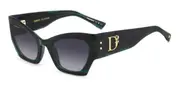 Dsquared2 D2 0132/S 6AK/9O Women’s Sunglasses Green Size 55