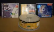 (NEW) Blank (2) DVD+R, (25) DVD-R, (3) DVD+RW, and (1) CD-RW