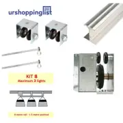Jupiter II Light Mover Kit 8: Suit 3 Lights with 4M Rail & Push-Rod & Motor Unit