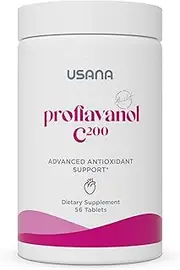 USANA Proflavanol C200 Capsules for Cardiovascular Health | Bioflavonoid and Advanced Vitamin C Supplement *| (Purple) 56 Capsules - Serving Size: 2 Tablets