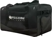 [WKALEOBAG] Extra Large Duffle Bag with Shoe Compartment, 80L 100L 120L Large Capacity Travel Bag for Camping, Fitness, Travel and Weekends Black, Black, 32"X14"X15"(100L), Extra Large Duffle Bag