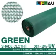 LiFEAU 30% 50% GREEN UV Shade Cloth Shadecloth Sail Garden Mesh Roll Outdoor