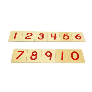 【樹年】蒙氏數學教具 數字與籌碼 幼兒早教認識數數玩具 蒙特梭利