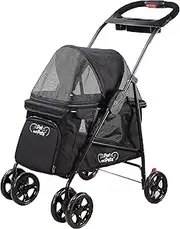 PETIQUE Simplicity Pet Stroller, Black