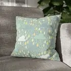 CUSHION COVER PILLOW CASE|SKETCHY RAIN & CLOUD PATTERN