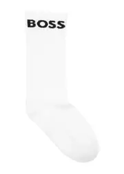 Boss Sport Logo Cotton-blend Socks - set of two - White - 4346 (IT43-46) 4346 (IT43-46)