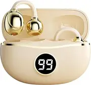 Open Ear Clip Wireless Earbuds | Running Earphones,Open Ear Earbuds Wireless Clip On Headphones Comfortable for Fitness Running Gym Workouts