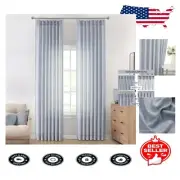 Modern Pinch Pleated Light Filtering Curtains 40"x120" – Perfect for Any Room