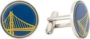 Desert Cactus Golden State Warriors Cufflinks NBA Team Logo National Basketball Association Formal Wear (Cufflinks), One Size, Brass, no gemstone