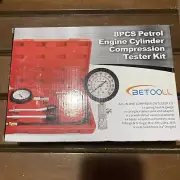 BETOOLL 0-140PSI Fuel Injector Injection Pump Pressure Tester Gauge Kit Car New