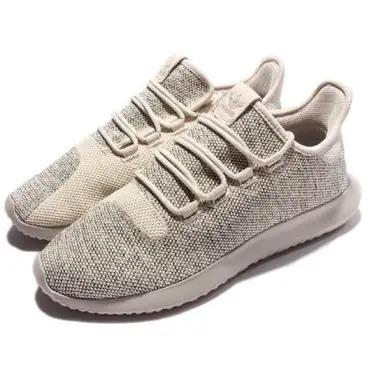 Adidas Tubular Shadow KNIT [BB8824] 男鞋 運動 休閒 針織 緩震 輕量 愛迪達 米灰