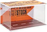 1/24 Diecast Car Display Case with LED Display Stand Showcase Parking Lot Scene Garage Display Case for Collectors Alloy Car