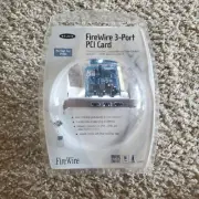 Belkin F5U501-APL 3 Port Internal FireWire 400 PCI Card - NEW FACTORY SEALED!