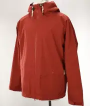 BARBOUR Iron Ore Orange BEGRAL SHOWERPROOF Breathable Hooded Jacket LARGE NWT