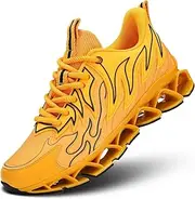[Peaya] Men's Running Shoes Breathable Mesh Trail Runners Fashion Blade Sneakers Non Slip Gym Sport Trainer Casual Athletic Walking Shoes