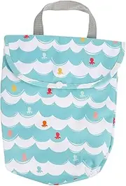 SECFOU Diaper Organizer Pouch Portable Travel Bag Handheld Diaper Storage Keep Neat Clean Anywhere