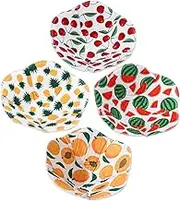 Luxshiny 4pcs Insulated Bowl Mats Microwave Safe Non-Slip Bowl Holders Kitchen Gadgets for Hot Bowls Cups Anti-Scald Protection for Safe Handling
