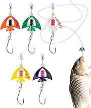 Spinner Bait for Fishing, Spinner Bait, Rotary Fishing Lure, Lightweight Rust-Related Fishing Bait for Freshwater and Saltwater