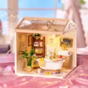 Robotime DW014B Rolife Pop Bubble Bathroom Plastic DIY Miniature House