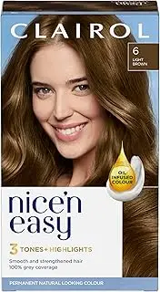 Clairol Nice' n Easy Permanent Hair Dye 6 Light Brown