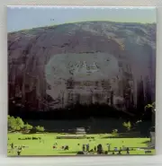 Stone Mountain Georgia Ceramic Tile Trivet Coaster Travel Souvenir 4" x 4"
