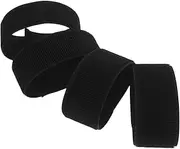 2 Pairs Adjustable Ankle Support Compression Sleeves for Sports Soccer Shin Guards with Ankle Protector Straps Optimal Injury Reduction for Basketball Running and Football