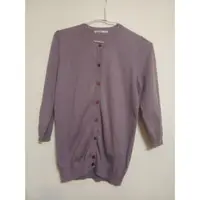 在飛比找蝦皮購物優惠-lativ 神秘紫七分袖針織衫