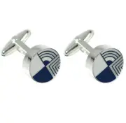 ACME Studio FRANK LLOYD WRIGHT “Round Gifts" Enamel Cufflinks NEW