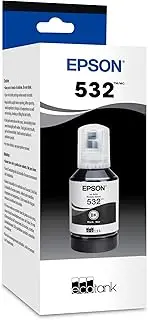 EPSON 532 EcoTank Ink Ultra-high Capacity Bottle Black (T532120-S) Works with EcoTank ET-M2170, ST-M3000, ET-M3170, ST-M1000, ET-M1170