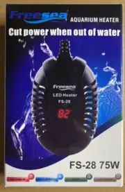Freesea Aquarium Heater Submersible LED Digital Display FS-28 75W