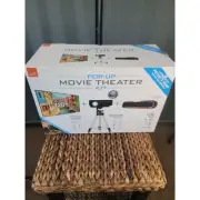 iLive Pop-Up Theater Kit w/ 120" Screen, HDMI Projector, 17" Sound Bar- C-Hdmi