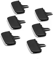 DEMULAX for Volvo, XC90 V90 S90 Car Air Conditioner Vent Clip Repair Kit Front Rear AC Vent Grille Outlet Tab Clip Slider Car Air Vent Clip(Black OneColor)